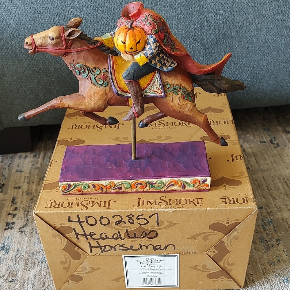 Jim Shore Multicolor Headless Horseman Figurine - Picture 12 of 12